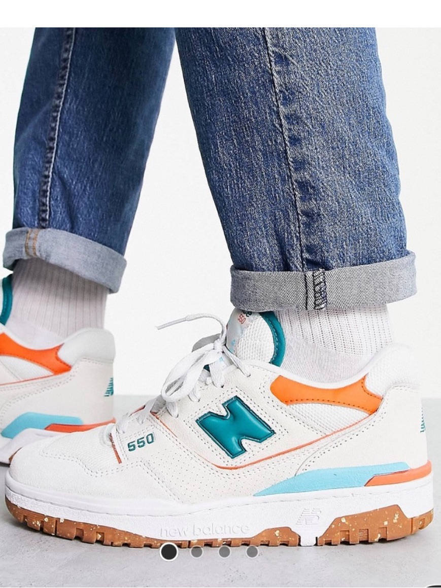 New Balance 550 Sea Salt Verdigris Women’s Size 7.5 Just Tried On